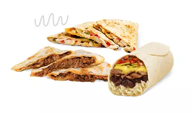 Quesadillas & Burritos