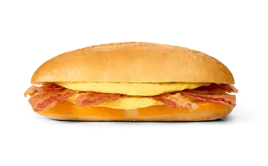 Applewood Smoked Bacon Egg Omelet Hoagie