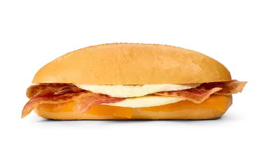 Applewood Smoked Bacon Egg White Omelet Hoagie