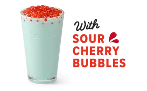 Blue Raspberry with Bubbles Smoothie