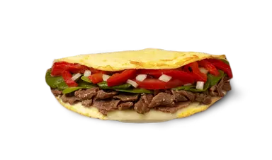 Cheesesteak Egg Omelet Bowl