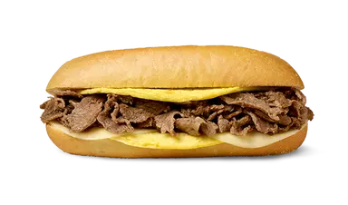 Cheesesteak Egg Omelet Hoagie