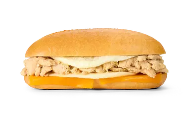 Chicken Cheesesteak Egg White Omelet Hoagie