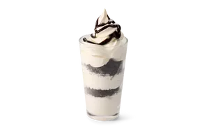Chocolate Cookies and Cream Ice Cream Parfait