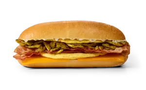 Dill Pickle Ranch & Bacon Egg Omelet Hoagie