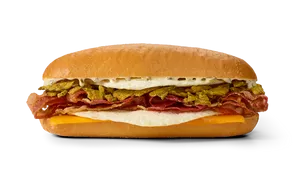 Dill Pickle Ranch & Bacon Egg White Omelet Hoagie