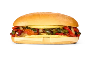 Fajita Veggie Egg Omelet Hoagie