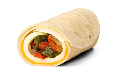 Fajita Veggie Egg White Omelet Burrito