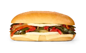 Fajita Veggie Egg White Omelet Hoagie