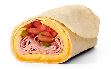 Ham Egg Omelet Burrito