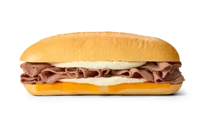 Roast Beef Egg White Omelet Hoagie