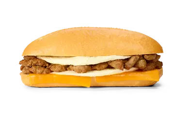 Sausage Egg White Omelet Hoagie