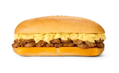 Sausage Scrambled Eggs Hoagie