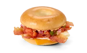 Southwest Chipotle Bacon Bagel Sandwich