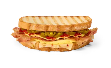 Spicy Bacon & Egg Panini