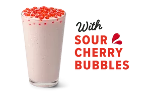 Tart Cherry with Bubbles Smoothie