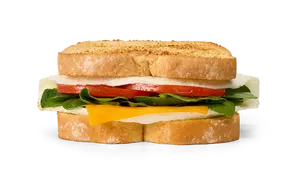 Veggie & Egg Omelet Sandwich