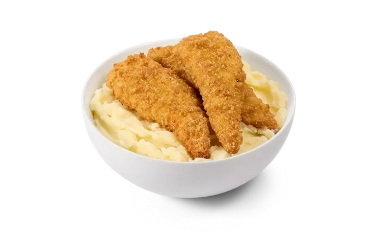 3 Chicken Strips Mac & Cheese