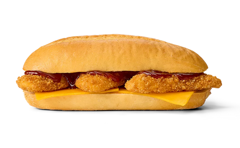 BBQ Hot Breaded Chicken Strips Hoagie