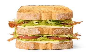 Bacon Avocado Club Sandwich