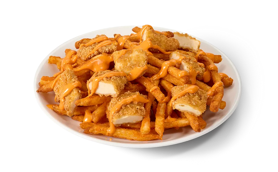 Buffalo Chicken Loaded Fries