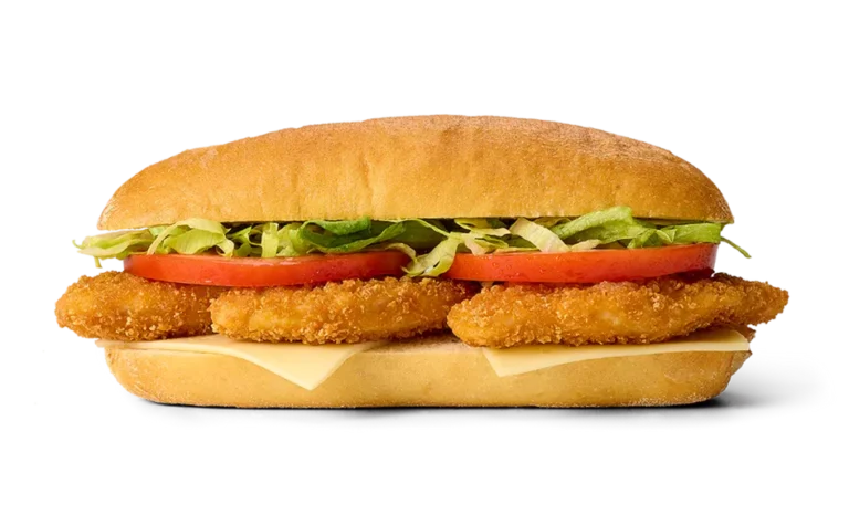 Custom Hot Breaded Chicken Strips Hoagie