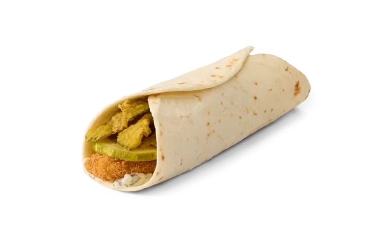 Dill Pickle Ranch Breaded Chicken Wrap