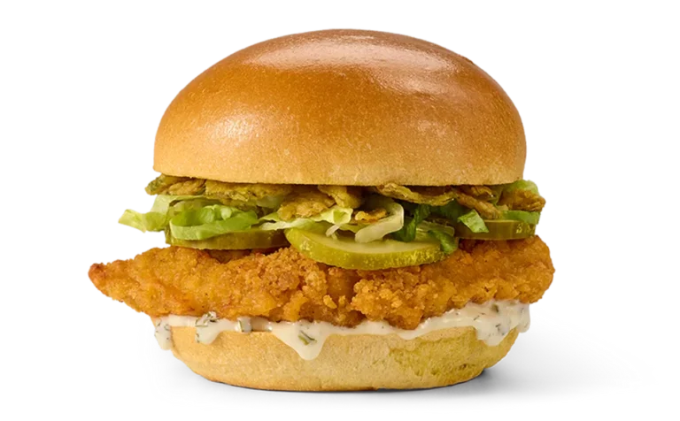 Dill Pickle Ranch Crispy Chicken Sandwich