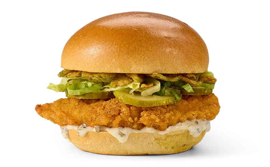Dill Pickle Ranch Crispy Chicken Sandwich
