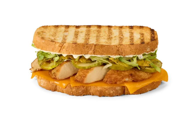 Dill Pickle Ranch Roasted Chicken Panini