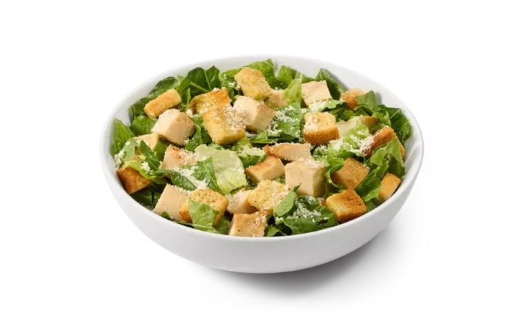 Freshly Made Roasted Chicken Caesar Salad