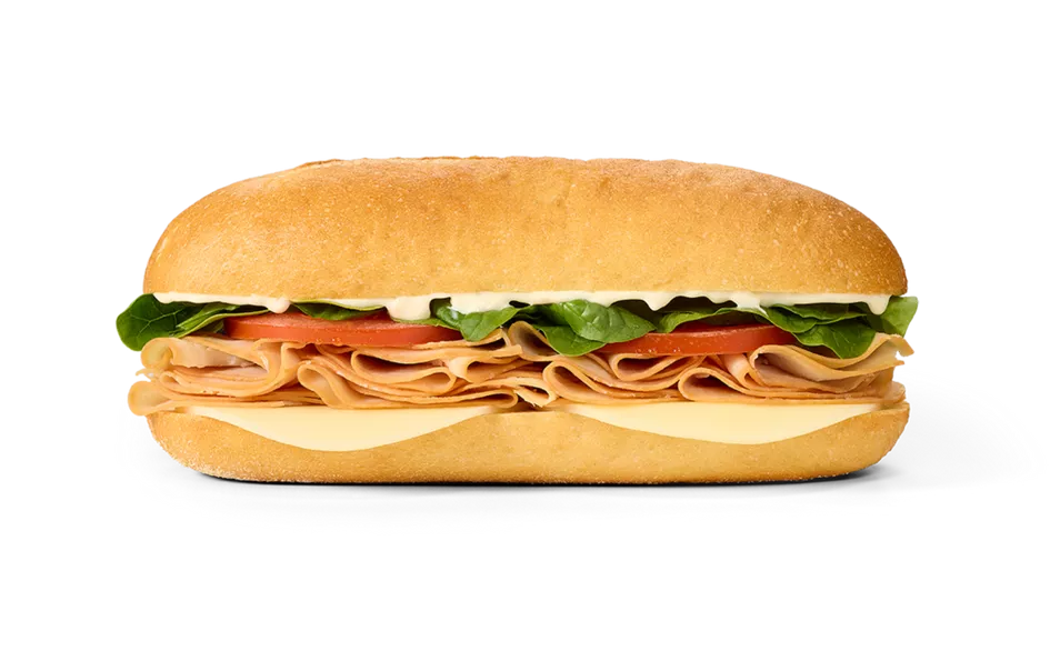 Garlic Honey Smoked Turkey Hoagie