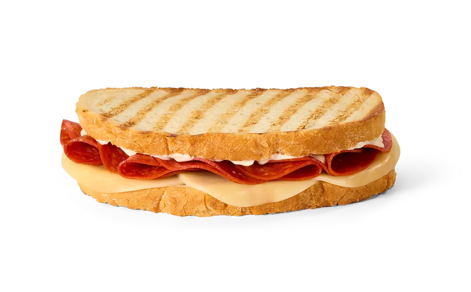 Garlic Pepperoni Panini