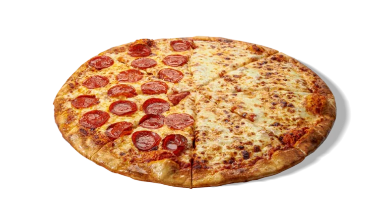 Half Cheese & Half Pepperoni Pizza
