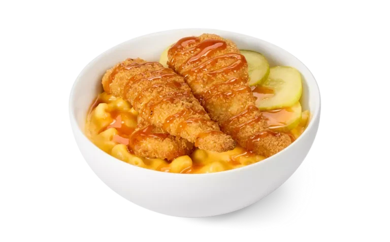Honey Hot Breaded Chicken Mac & Cheese