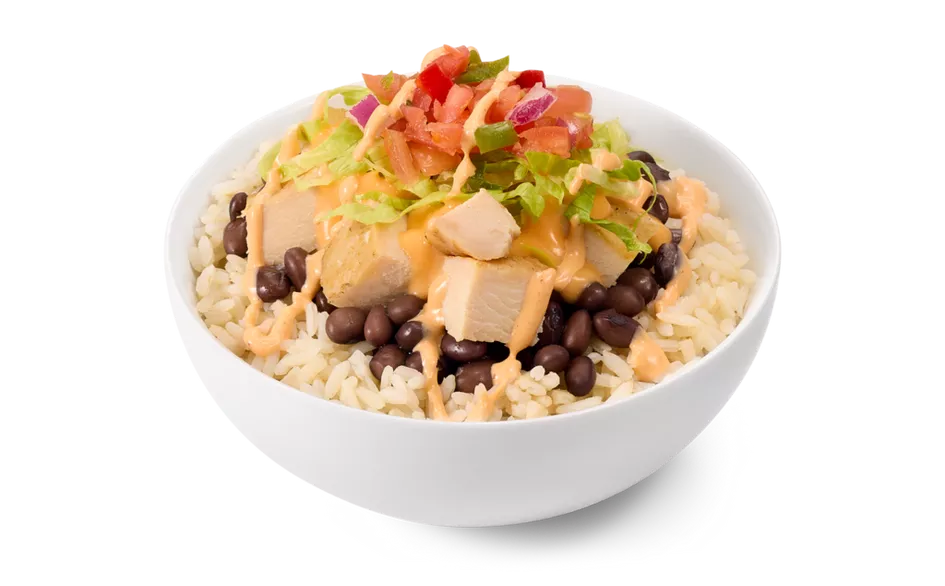 Roasted Chicken Burrito Bowl