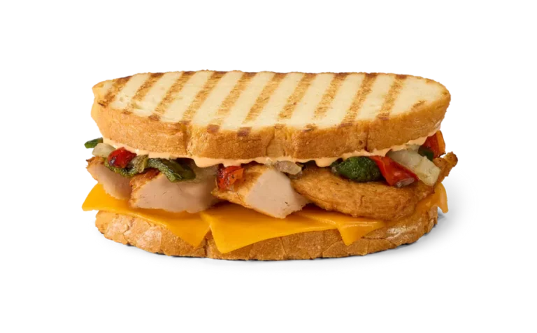 Roasted Chicken Fajita Veggie Panini