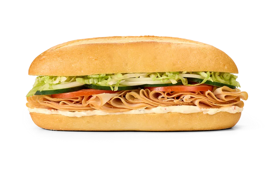 Veggie Honey Smoked Turkey Hoagie