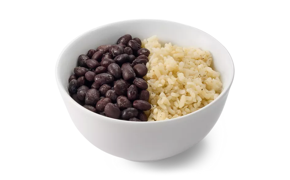White Rice & Beans
